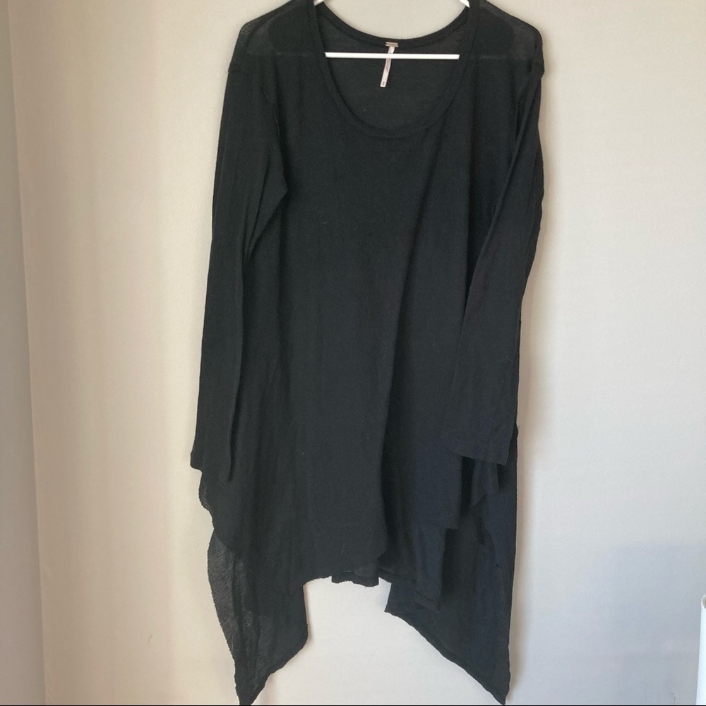 Free People Black Knit Tunic